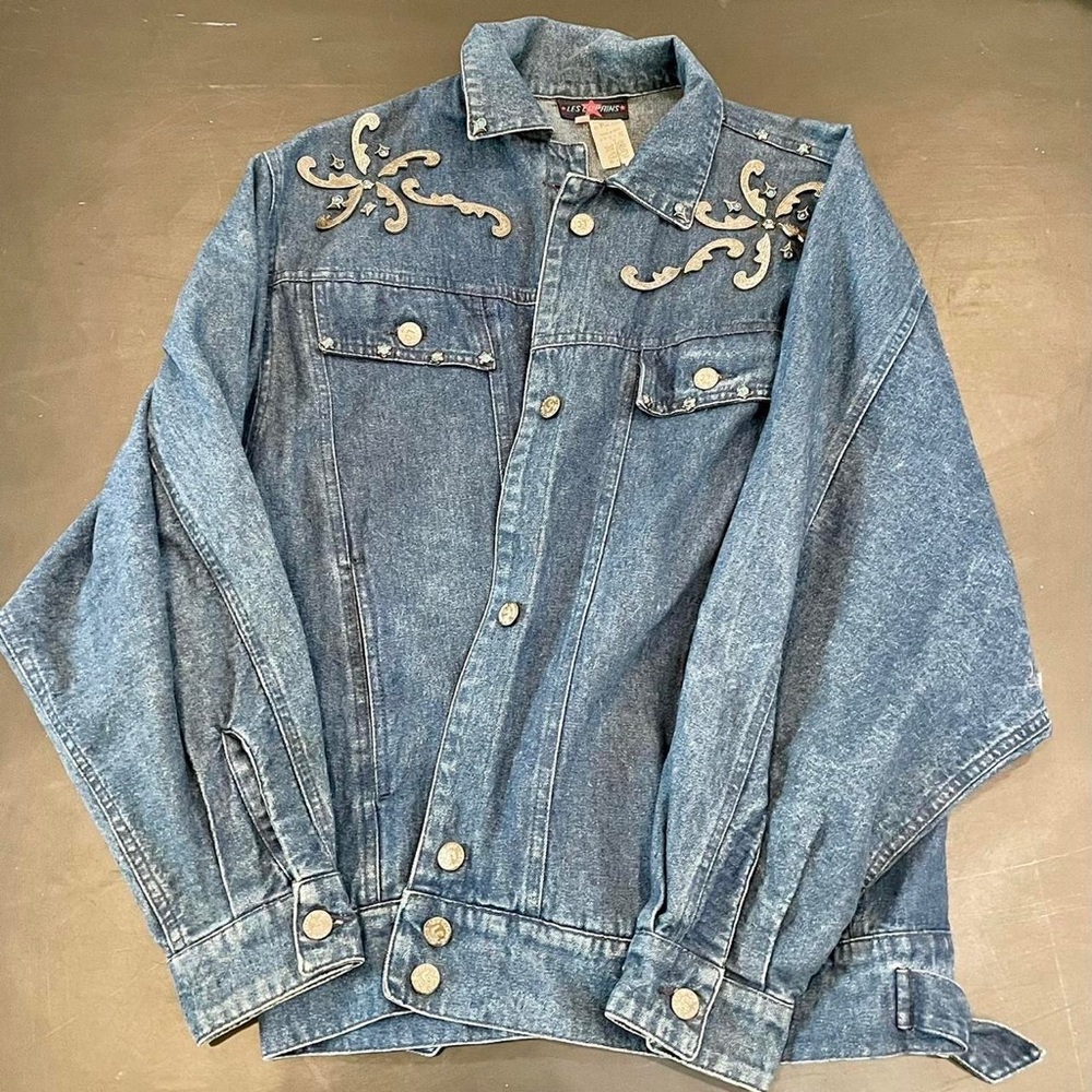 Les Copains Custom Rare Denim Jacket Vintage